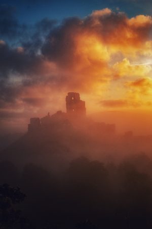 Corfe castle  by Keith Musselwhite