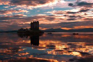 Castle Stalker, Appin, Argyll, Scotland by Dominic Ellett