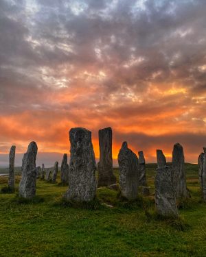 Calanais standing stones  by Derek Mccrimmon